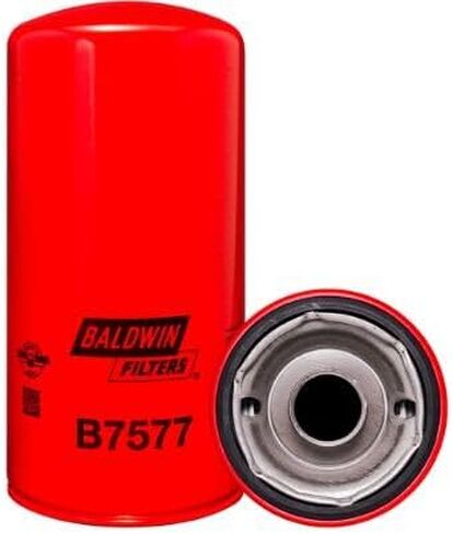 Baldwin B7577 Spin-on Lube Oil Filter, Heavy Duty 15 Micron, Replaces P550777, 51749, LF777 and 9Y4468, 3304232, 25011187, E3HZ-6731-A (Pack of 6) in Saudi Arabia