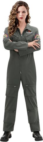 إلين ريبلي زي المرأة الجيش الخضراء بذلة الرمز البريدي لأعلى بدلة قطعة واحدة مع بقع تجريبية Cosplay هالوين in Kuwait