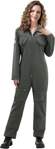 إلين ريبلي زي المرأة الجيش الخضراء بذلة الرمز البريدي لأعلى بدلة قطعة واحدة مع بقع تجريبية Cosplay هالوين in Kuwait