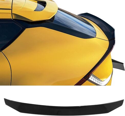 IKON MOTORSPRTS, Trunk Spoiler Compatible with 2021-2025 Kia EV6, Gloss Black X Style ABS Plastic Rear Deck Lid Tail Trim Lip Wing in Saudi Arabia