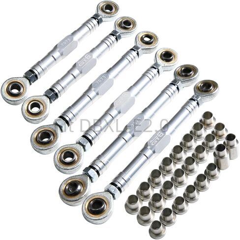 CNC الألومنيوم 7075-T6 الأمامية التوجيه توجيه قضيب Turnbuckle ROD ل 1/5 RC CAR LOSI DBXL-E 2.0 DBXL 2.0 ترقية (التوجيه الخلفي الأمامي التوجيه الأحمر) الأحمر) in Kuwait