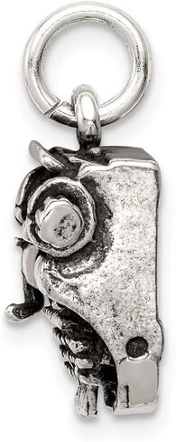 Sterling Silver Antiqued Typewriter Charm (approximately 20 x 19 mm) in Saudi Arabia