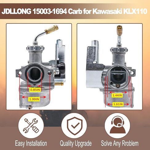 15003-1694 Carburetor Fit for Kawasaki KLX110 Carb 2002 2003 2004 2005 2006 2007 2008 2009 2010-2020 in Saudi Arabia