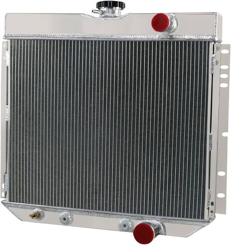 3 Row Core Aluminum Radiator Replacement for 1963 1964 1965 1966 1967 1968 1969 1970 Ford Falcon Mustang Cougar V8 1969 Mercury V8 Mustang/Falcon/Fairlane/Torino/Galaxie in Kuwait