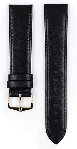 حزام ساعة Hirsch Osiris Leather - جلد العجل ذو الحبيبات الجميلة - أسود ، أزرق ، بورغوندي ، أخضر ، منتصف البني - 12 مم ، 13 مم ، 15 مم ، 16 مم ، 18 ملم ، 20 ملم in Kuwait