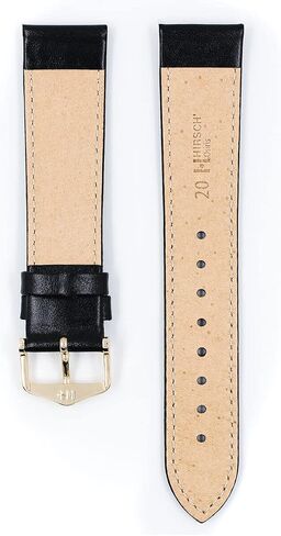 حزام ساعة Hirsch Osiris Leather - جلد العجل ذو الحبيبات الجميلة - أسود ، أزرق ، بورغوندي ، أخضر ، منتصف البني - 12 مم ، 13 مم ، 15 مم ، 16 مم ، 18 ملم ، 20 ملم in Kuwait