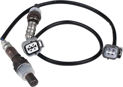 AutoRound 234-9005 234-4125 مستشعر الأكسجين لأسفل/يتوافق مع 2002-2004 Honda CR-V 2.4L (مجموعة من 2) in Saudi Arabia