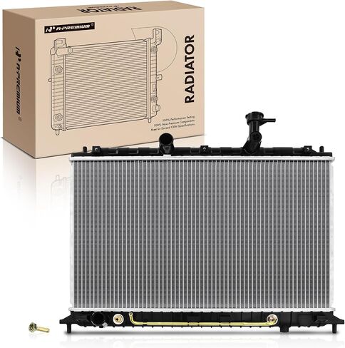 A-Premium Engine Coolant Radiator Assembly with Transmission Oil Cooler Compatible with Kia Rio Rio5 2007 2008 2009 2010 2011, 1.6L, Automatic Transmission, Replace# 25310-1G061 in Saudi Arabia