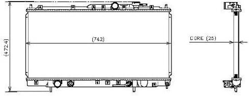 Denso 221-3307 الرادياتير in Saudi Arabia
