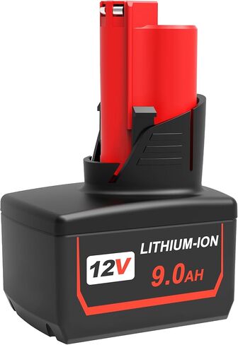 استبدال ل MILWAUKEE M12 بطارية 6.0AH 2 عبوات ، استبدال بطارية MILWAUKEE 12V 48-11-2410 48-11-2411 48-11-2401 ، متوافق مع أدوات طاقة Milwaukee 12V اللاسلكية وشاحن in Kuwait