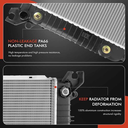 A-Premium Engine Coolant Radiator Assembly with Oil Cooler Compatible with Chevrolet Silverado 1500 & GMC Sierra 1500, 2016-2018, 5.3L in Saudi Arabia