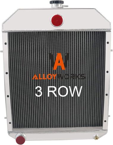 Alloyworks 3 Rows Radiator Fits for Case-IH Backhoe Models 480d 480ll 580 Super D 580d 584d 585d 586d 1845 1845b US in Saudi Arabia