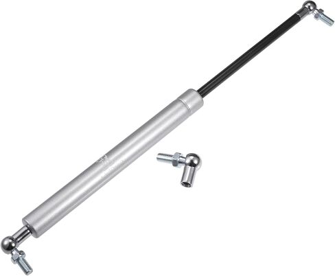 X AutoHaux 1 Set 16inch 179lbs/800n Silver Tone Lift يدعم الدعامات الصدمات الربيع الغاز مع قوس تصاعد الكرة Universal لقارب شاحنة Car RV in Kuwait
