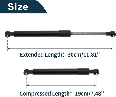 Front Hood Lift Supports Struts Gas Spring No.BKK760010 for Land Rover Range Rover 2003-2012 Black 2PCS in Saudi Arabia