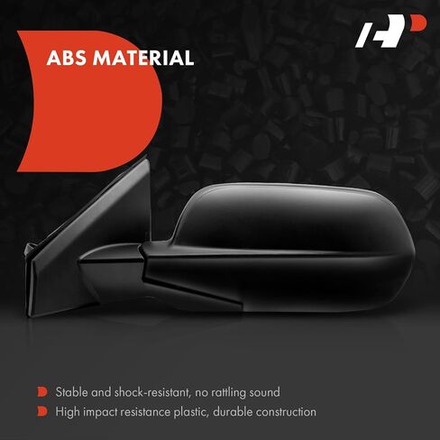 A-Premium Pair (2) سائق ومرآة الباب الجانبية للركاب-متوافق مع Honda CR-V 2007-2011-مرآة أسود قابلة للطي غير مُسخنة خارج المرآة الخلفية-استبدل# 76250SWA02 in Saudi Arabia