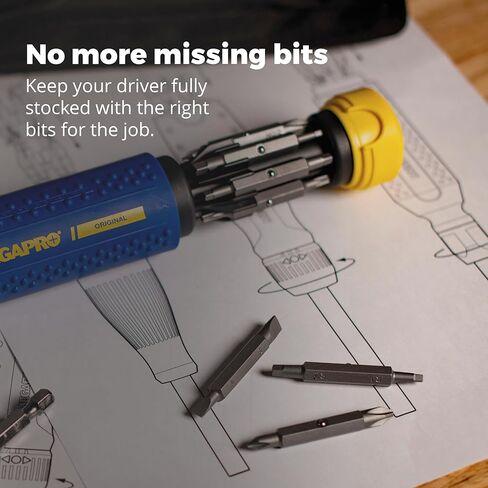 MEGAPRO® Replacement Bit Pack - The Tamperproof | 7 double-ended bits | Security Bits | 2" Hex Pin, Torx Pin, Spanner in Kuwait