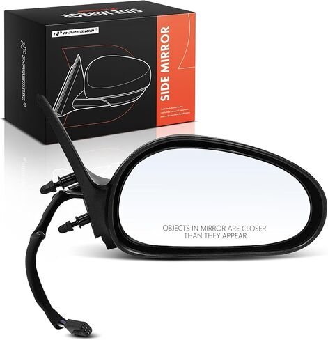 A-Premium Pair (2) Driver and Passenger Side Power Door Mirror - Compatible with Ford Mustang 1996 1997 1998 - Non-Heated, Non-Folding, Black Texture Outside Rear View Mirror - Replace# F6ZZ17682BA in Saudi Arabia
