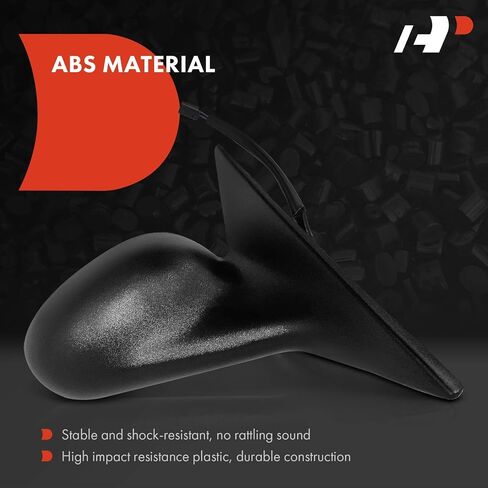A-Premium Pair (2) Driver and Passenger Side Power Door Mirror - Compatible with Ford Mustang 1996 1997 1998 - Non-Heated, Non-Folding, Black Texture Outside Rear View Mirror - Replace# F6ZZ17682BA in Saudi Arabia