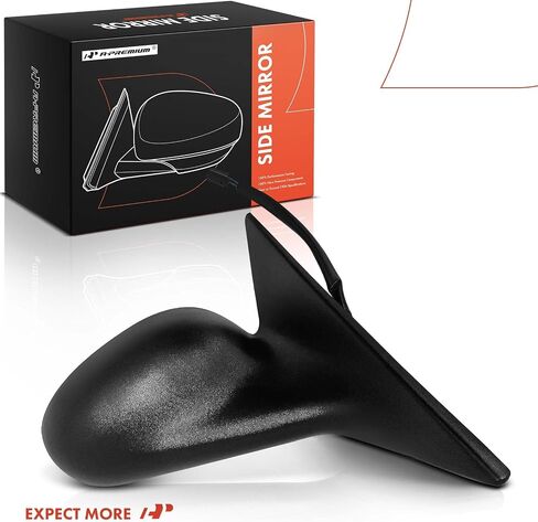 A-Premium Pair (2) Driver and Passenger Side Power Door Mirror - Compatible with Ford Mustang 1996 1997 1998 - Non-Heated, Non-Folding, Black Texture Outside Rear View Mirror - Replace# F6ZZ17682BA in Saudi Arabia