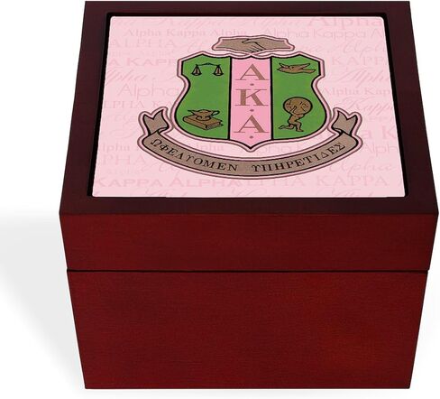 Cafepress AKA SHIELD MEMORY THEWSake Jewelry Box ، 5 "x5" x3.75 " in Saudi Arabia