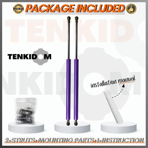 Front Hood Struts Compatible with Nissan Skyline GT-R (R33) 1995-1998 Shock Lift Supports Bonnet Gas Dampers Springs Kit No-Drill Bolt-on in Saudi Arabia