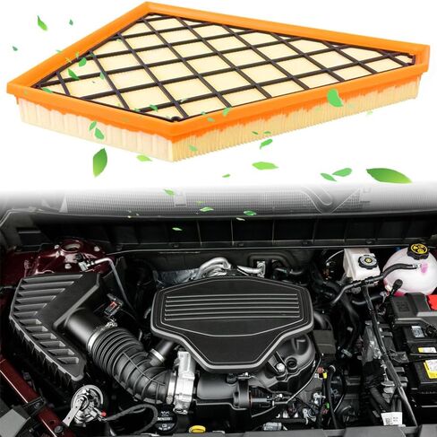 A3212C مجموعة مرشح الهواء المحرك ملائمة لـ GMC Acadia 2017-2022/Buick-Enclave Chevy Traverse 2018-2022/Chevrolet-Blazer 2019-2022/XT5 2017-2022 استبدال A3212C 23321606 in Kuwait