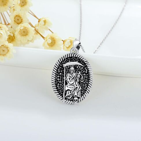 Sterling Silver Necklace for Women Fashion Trend Necklace Fine Jewelry Neutral Style Necklace for Women Men Blessing Necklace Gift for Women Men in Saudi Arabia
