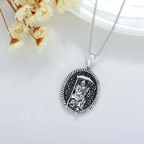 Sterling Silver Necklace for Women Fashion Trend Necklace Fine Jewelry Neutral Style Necklace for Women Men Blessing Necklace Gift for Women Men in Saudi Arabia