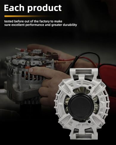 OCPTY Alternators Alternator for Audi,for A4 Base/A4 Luxury/A4 Quattro Base/A5 Cabriolet/A5 Quattro Premium Plus/Q5 Elite/Q5 Land/Q5 Luxury 2013-2014,12V 150Amp 6-Groove Pulley 11725N, 11725 in Saudi Arabia
