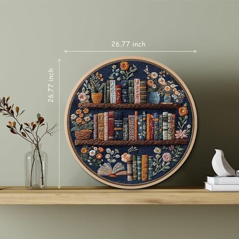 Magic Bookshelf Puzzles for Adults 1000 Pieces, Vintage Book Wildflower Pages Jigsaw Puzzle 1000 Pieces, Plant Floral Potion Mushroom Puzzle, Retro Challenging Hard Puzzle for Book Lovers in Saudi Arabia