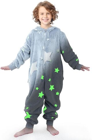 بيجامة نيسيي للأطفال للجنسين زي يونيكورنز المتوهج للهالوين للفتيات والأولاد in Kuwait