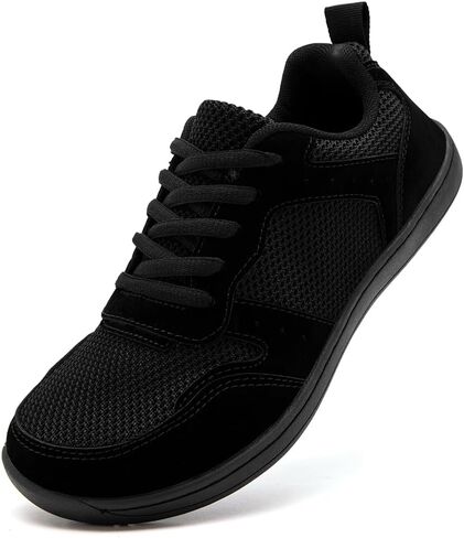FUJEAK Barefoot Shoes Women Sneakers Walking Wide Toe Box Shoes Women Minimalist Zero Drop Shoe Breathable Fashion Sneakers Width Casual Light Gray US Size 7.5 in Saudi Arabia