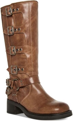 Steve Madden Women's Brocks Fashion Boot, Brown Suede, 8 in Saudi Arabia