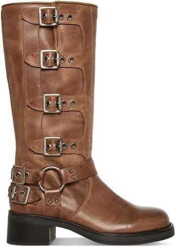 Steve Madden Women's Brocks Fashion Boot, Brown Suede, 8 in Saudi Arabia