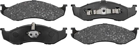 Detroit Axle - Front Brake Kit for 4WD 93-98 Jeep Grand Cherokee Comanche Wrangler Wagoneer Disc Brake Rotors 1993 1994 1995 1996 1997 1998 Ceramic Brakes Pads Replacement in Saudi Arabia