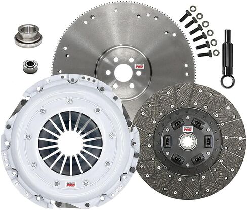 Clutchmaxpro مجموعة القابض OEM Heavy Duty مع دولاب الموازنة متوافقة مع 1983-1987 Ford E150 E250 E350 Econoline 1983-1993 Bronco F100 F150 F250 F350 4.9L (CP07132HD-FW167934-CK) in Saudi Arabia