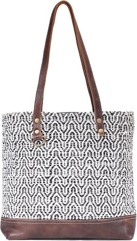 ميرا حقيبة Blissy Upcycled Canvas و Leather Bag S-1594 in Saudi Arabia