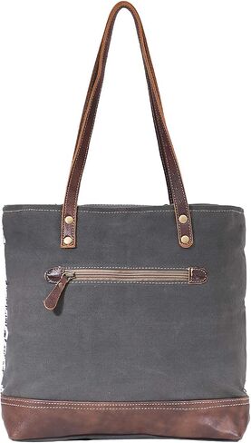 ميرا حقيبة Blissy Upcycled Canvas و Leather Bag S-1594 in Saudi Arabia