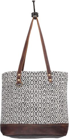 ميرا حقيبة Blissy Upcycled Canvas و Leather Bag S-1594 in Saudi Arabia