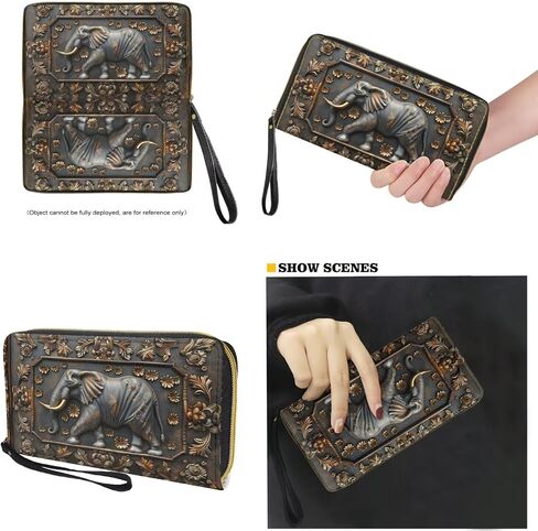 Womens Handbag Wallet Set Leather Satchel Purse Handbag with Wristlet Wallet Top Handle Handbag for Ladies in Kuwait