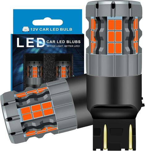7443 LED LED Brake Light Lights متوافقة مع Honda Civic 1996-2001 و 2006-2015 ، Red Light ، Plug and Play ، حزمة 2 in Kuwait