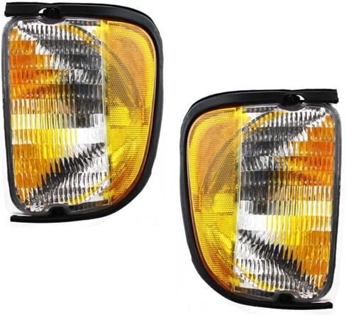 For Ford E-450 Econoline Super Duty 2000 2001 2002 Side Marker Light Driver And Passenger Side | Pair | Plastic | Replacement For FO2520122, FO2521122 | F2UZ13201A, F2UZ13200A in Saudi Arabia