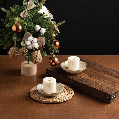 حامل شمعة سيراميك ، صينية شموع للبخور ، حامل بالو سانتو ، حامل شمعة Tealight ، Candle Stand لعرض الديكور في المنزل ، حفلات زفاف عيد الميلاد في عيد الهالوين ، حزمة واحدة (جمل) in Kuwait