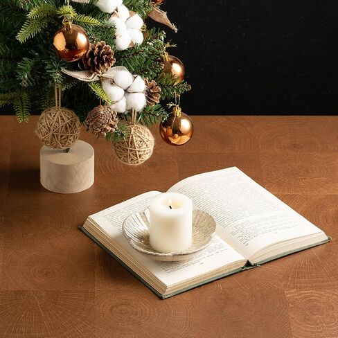 حامل شمعة سيراميك ، صينية شموع للبخور ، حامل بالو سانتو ، حامل شمعة Tealight ، Candle Stand لعرض الديكور في المنزل ، حفلات زفاف عيد الميلاد في عيد الهالوين ، حزمة واحدة (جمل) in Kuwait
