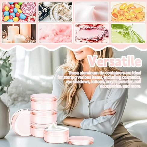 MotBach 8 Pack 4oz Tin Jars, 120ml Metal Tin cans, 4ounce Aluminum tin can jar Containers with Screw Lid for Lotion Bars, Salve, Balms, Beard Balm, Spices, Sample, Toiletries, Creams, Makeup Cosmetic in Saudi Arabia
