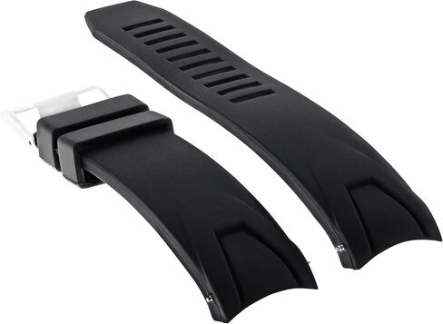 Ewatchparts 22 مم سوار حزام الشريط المتوافق مع أوميغا Seamaster 45.5mm كوكب أوشن ساعة المطاط in Saudi Arabia