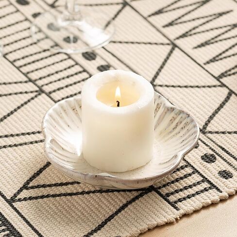 حامل شمعة سيراميك ، صينية شموع للبخور ، حامل بالو سانتو ، حامل شمعة Tealight ، Candle Stand لعرض الديكور في المنزل ، حفلات زفاف عيد الميلاد في عيد الهالوين ، حزمة واحدة (جمل) in Kuwait