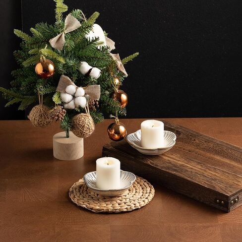 حامل شمعة سيراميك ، صينية شموع للبخور ، حامل بالو سانتو ، حامل شمعة Tealight ، Candle Stand لعرض الديكور في المنزل ، حفلات زفاف عيد الميلاد في عيد الهالوين ، حزمة واحدة (جمل) in Kuwait