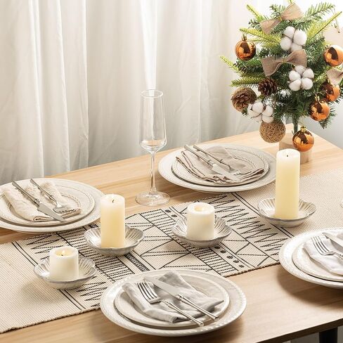 حامل شمعة سيراميك ، صينية شموع للبخور ، حامل بالو سانتو ، حامل شمعة Tealight ، Candle Stand لعرض الديكور في المنزل ، حفلات زفاف عيد الميلاد في عيد الهالوين ، حزمة واحدة (جمل) in Kuwait
