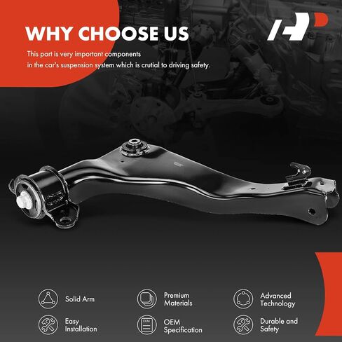 A-Premium Rear Right Upper Control Arm, with Bushing, Compatible with Chevrolet Camaro 2012 2013 2014 2015 in Saudi Arabia